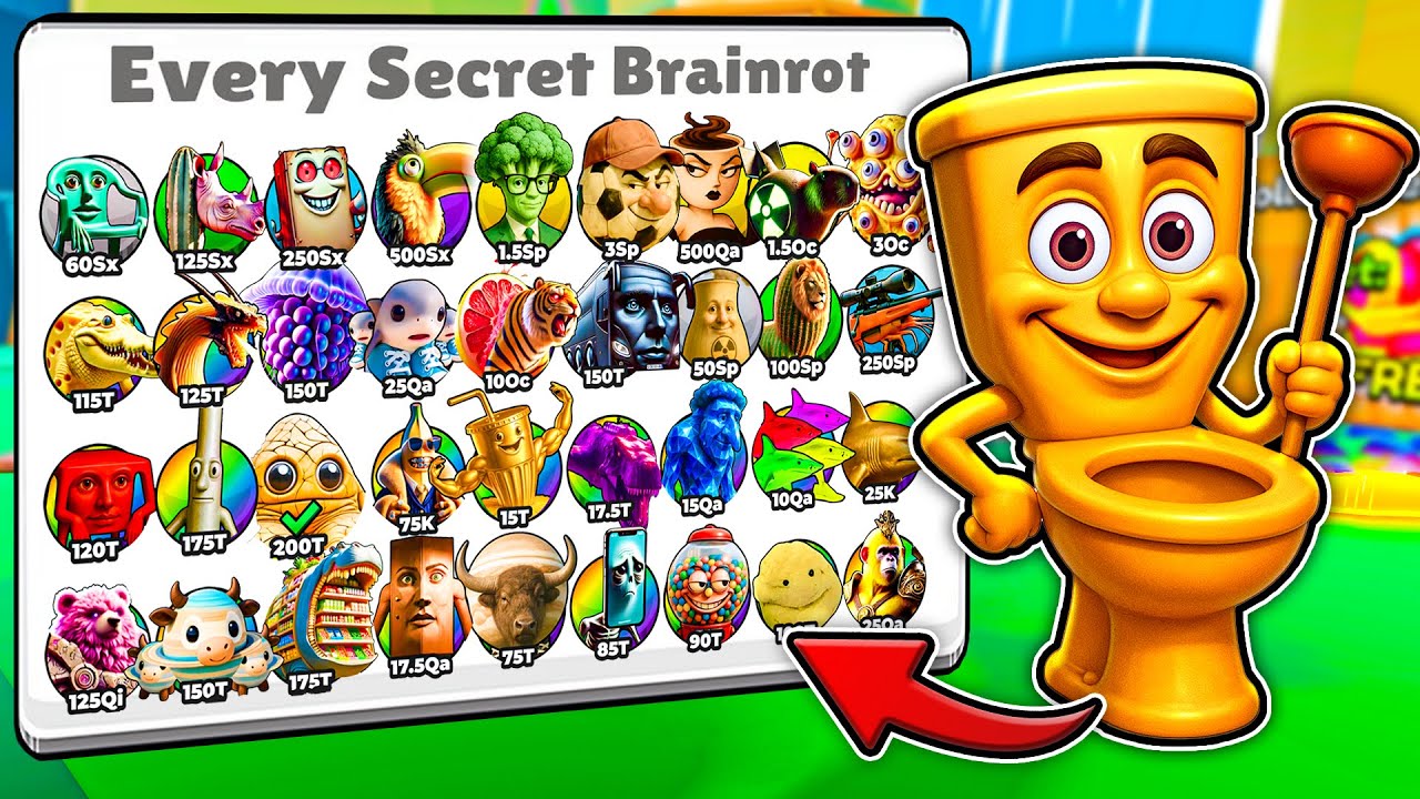 ALL Brainrot UNLOCKED in 24 HOURS in Brainrot Evolution! (Roblox) - YouTube