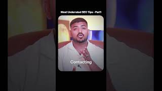 Most Underrated SEO Tips - Part1