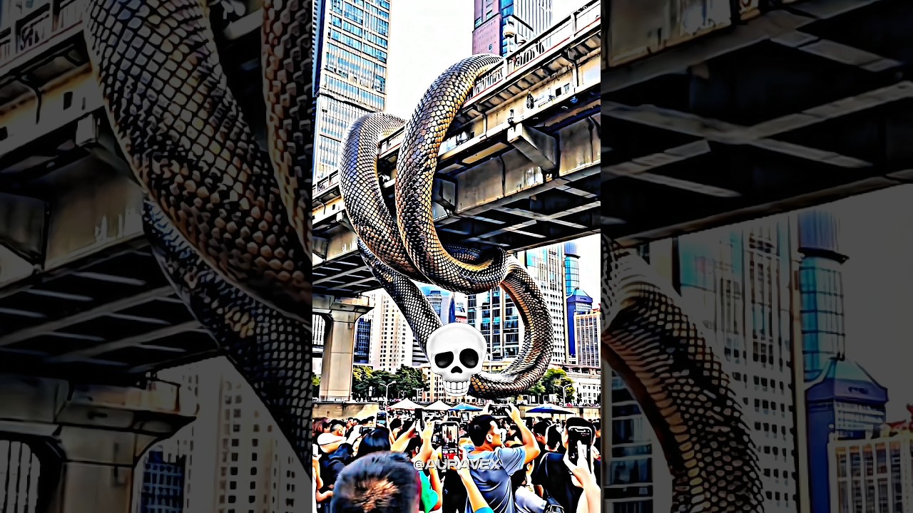 GIANT SNAKE'S TRANSFORMATION 💀☠️