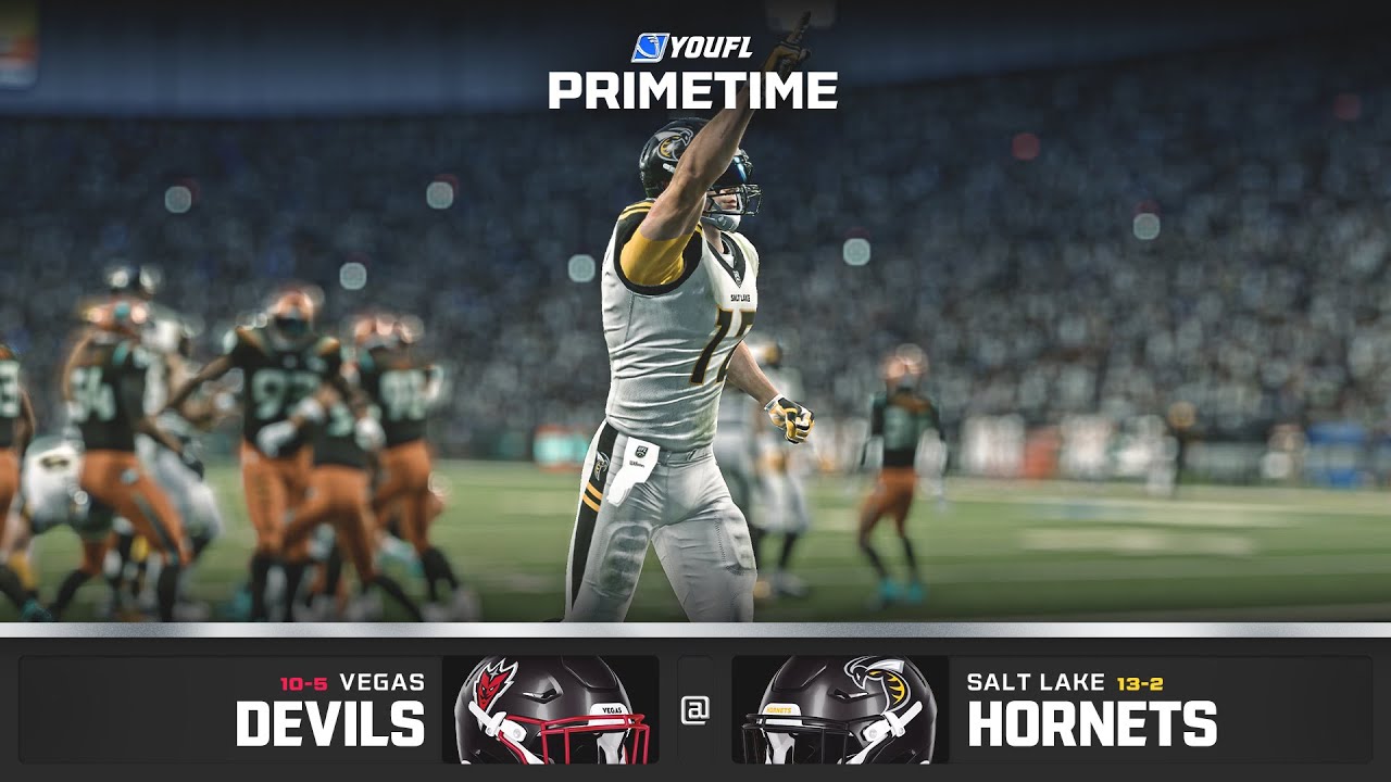 YOUFL 2025, Week 17 Primetime - Vegas (10-5) @ Salt Lake (13-2) - YouTube