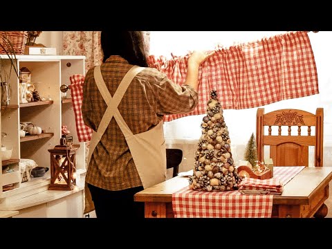 Christmas Routine | Cozy Christmas atmosphere | Sewing, Baking, Forest house