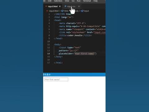 Create Shake Animation For Invalid Inputs With CSS #shorts - YouTube