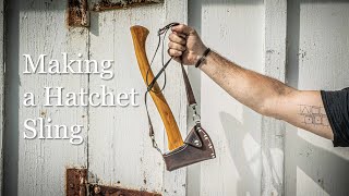 Making a Leather Mask Sling for the Scout Hatchet
