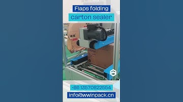 Automatic folding and sealing machine #cartonsealer #machine #packingmachine #short #shorts