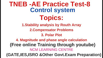 TNEB | AE 2020 Practice test 8| Control system| Preparation for TNEB| TRB|GATE|IES|ISRO