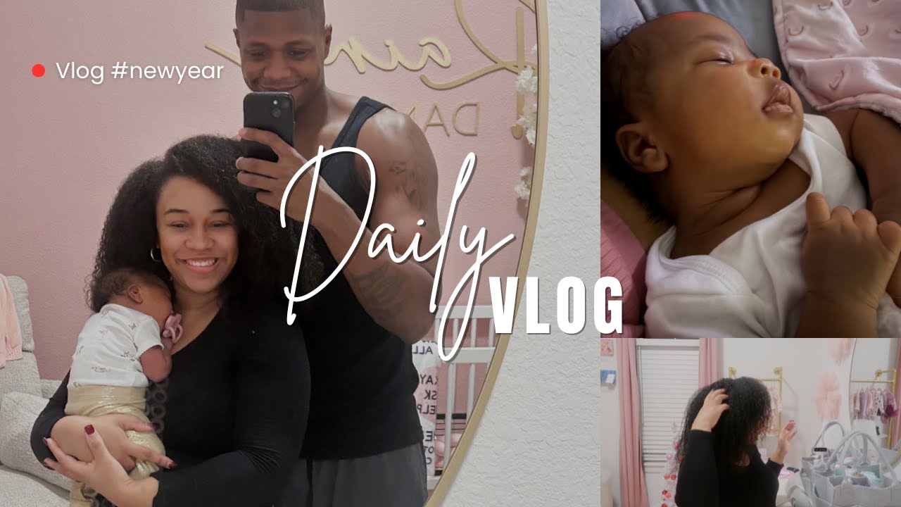 DAY IN A LIFE VLOG | First New Year as a Mom, Baby's Bath Time Routine, and Some Cooking Fun