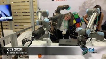 Robotics at CES 2020, Samsung, ExoSkeletons, Tangible Research,  OMRON