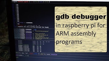 How to use gdb debugger in raspberry pi for ARM assembly programs