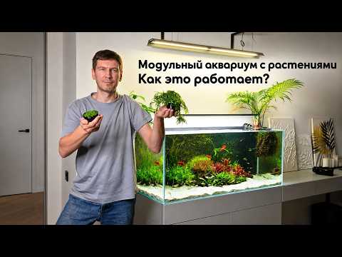 Modular aquarium design. How it works