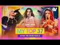 Eurovision 2024 my top 37  after the rehearsals