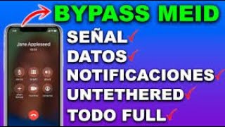 Bypass iCloud iOS 12/14 Señal y datos Full [Dispositivos meid] 2021