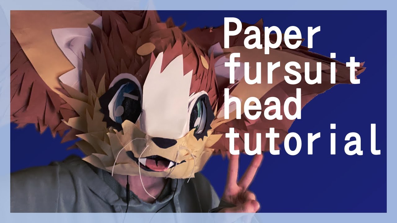 Protogen Fursuit Head and Paws NOT Made by Me Read the 