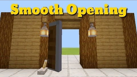 Rotating Door in Minecraft PE (Command block Creation) no mod or addon
