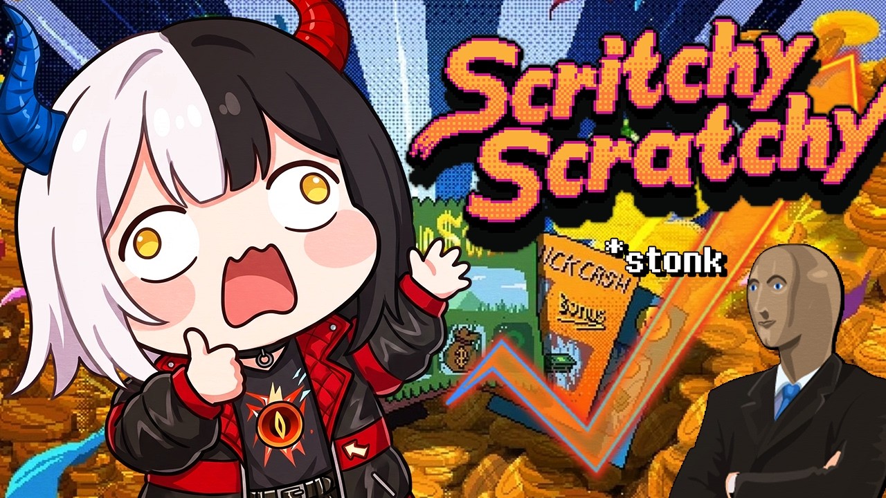 【SCRITCHY SCRATCHY】BÀN TAY VÀNG trong làng Gacha... Hay là TAY THỐI VÔ ĐỊCH?! 😭🎰 # 01