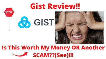 Gist reviews-Am I About To WASTE My Money Again???[Don’t Buy Until You See This]