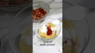 Healthy Chicken Nuggets easy and delicious ناجتس الدجاج السريع وطعم الذ من الجاهز #shorts #airfryer