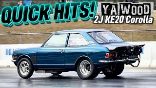 QUICK HITS! NEW WEAPON OF A 2J KE20 Corolla Ready for Racing And Some Drag & Drives 🦾
