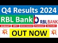 RBL BANK Q4 results 2024 | RBL BANK results today | RBL BANK Share News | RBL BANK Share latest news