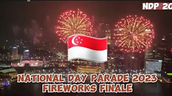 NDP 2023 Fireworks Finale with NDP Songs NDP 2023 Fireworks Finale with NDP Songs