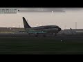 Lufthansa Boeing 737-200 Landing at FRANKFURT IN X PLANE 11