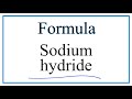 Sodium Hydride and Ionic Charges