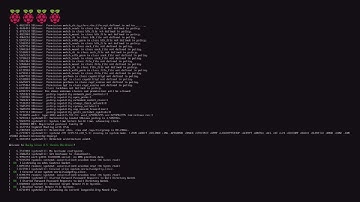 Raspberry Pi での Rocky Linux の起動の様子