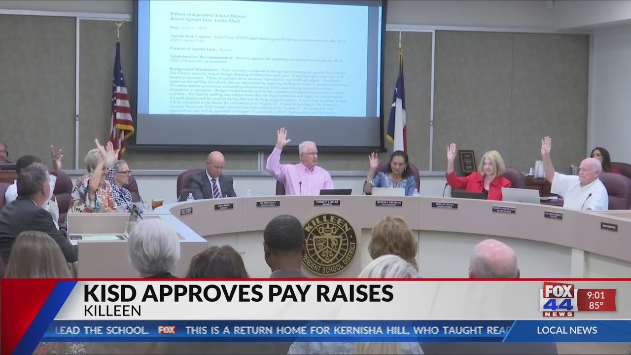Killeen ISD Board approves salary increase package YouTube