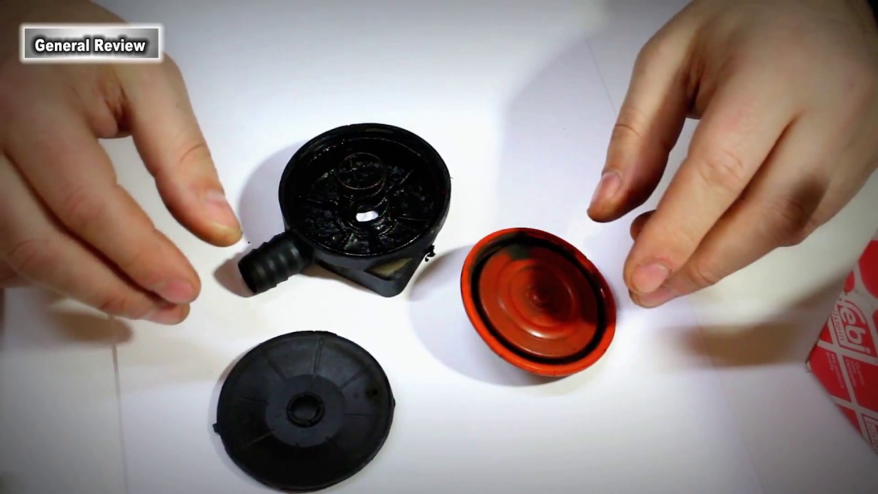 Замена клапана вентиляции картерных газов BMW. Клапан ВКГ двигателя м43