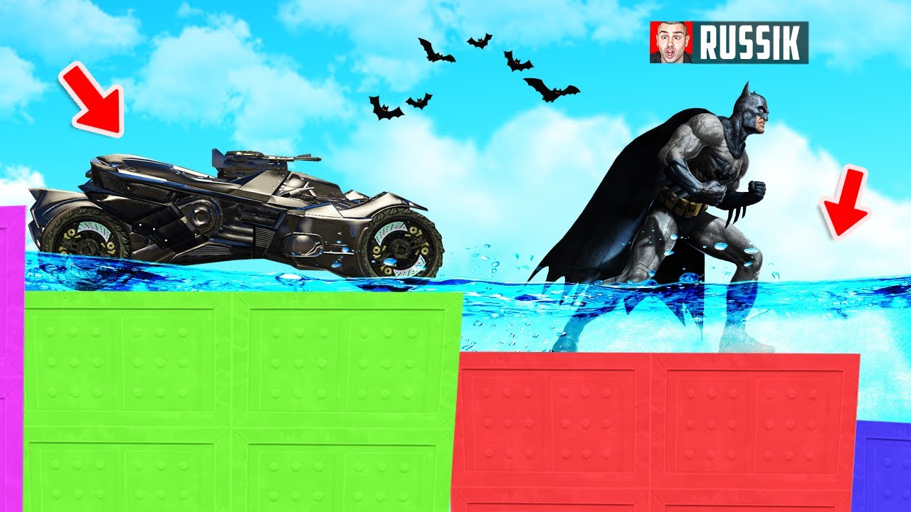 BATMAN fährt in TIEFERES WASSER in GTA 5!