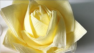 Napkins Rose Three Ways Easy Diy How To Tutorial