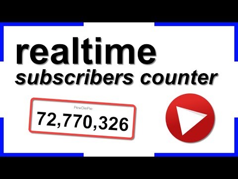 Realtime Subscriber Counter for PewDiePie VS T-Series | HTML, CSS, JS | Tinick