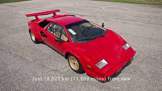 A True "Unicorn" - Fuel-injected 1985 Lamborghini Countach 5000S- August 28-30 | Auburn Auction 2025