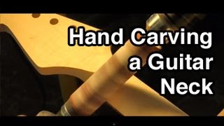 Watch Luthier Galeazzo Frudua Carving A Guitar Neck In 20 Minutes.