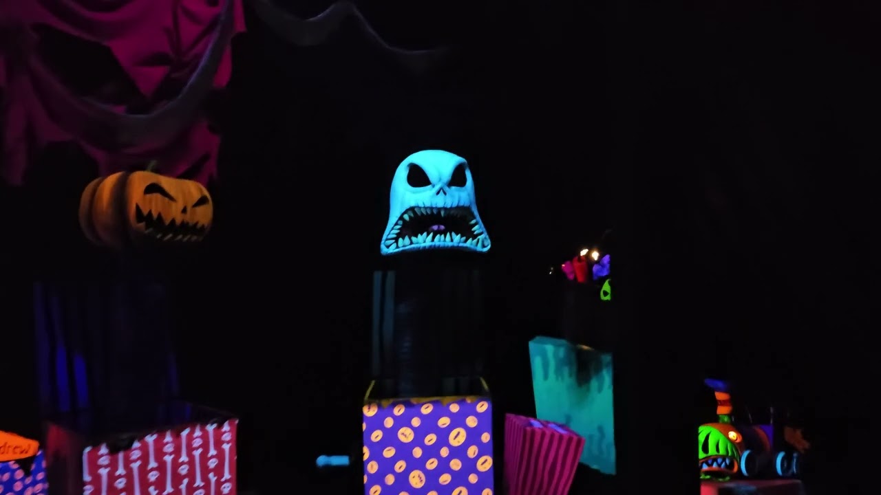 Haunted mansion holiday ride through