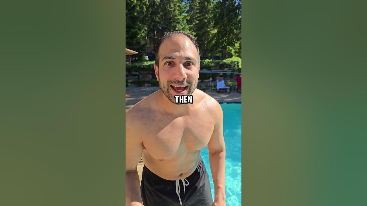 Right way to pee in the pool