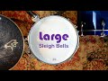Oruga Percussion Large Sleigh Bells | Magnetic Floating Sound Modifier for Drums, Cymbals &amp; Hi-Hats