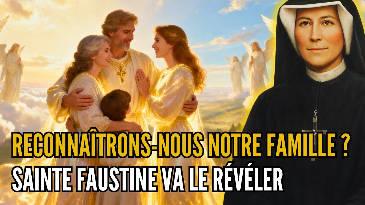 Sainte Faustine révèle : Reconnaîtrons-nous notre famille au Ciel ? La réponse est bouleversante