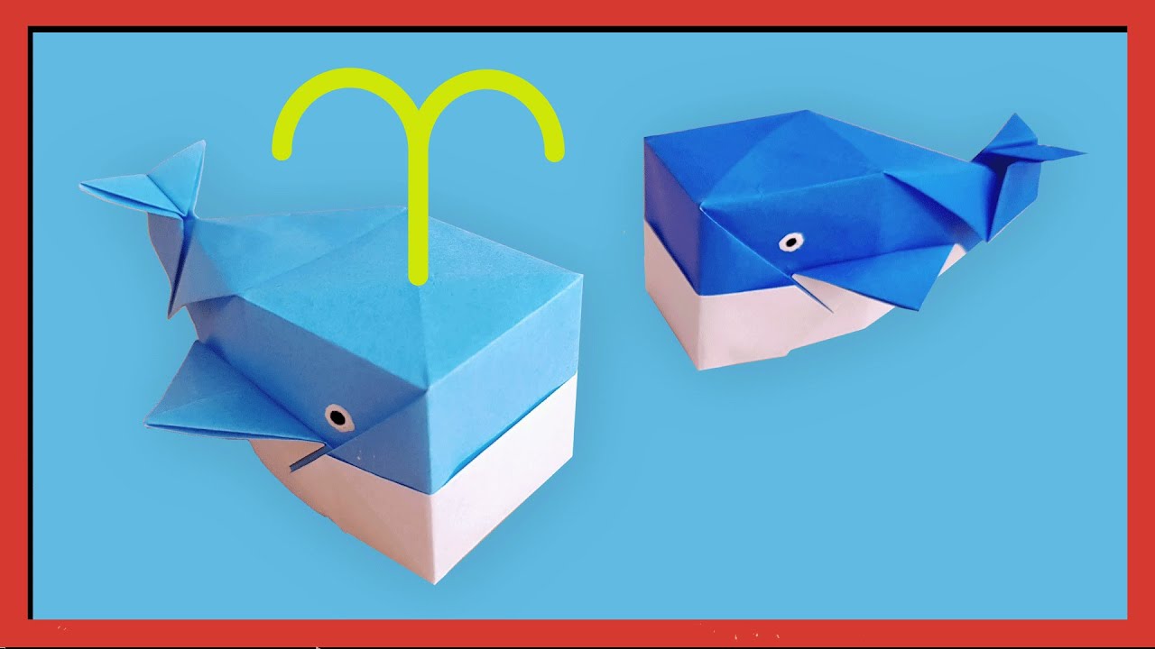 입체 고래 종이접기 만들기 3D Whale Origami YouTube