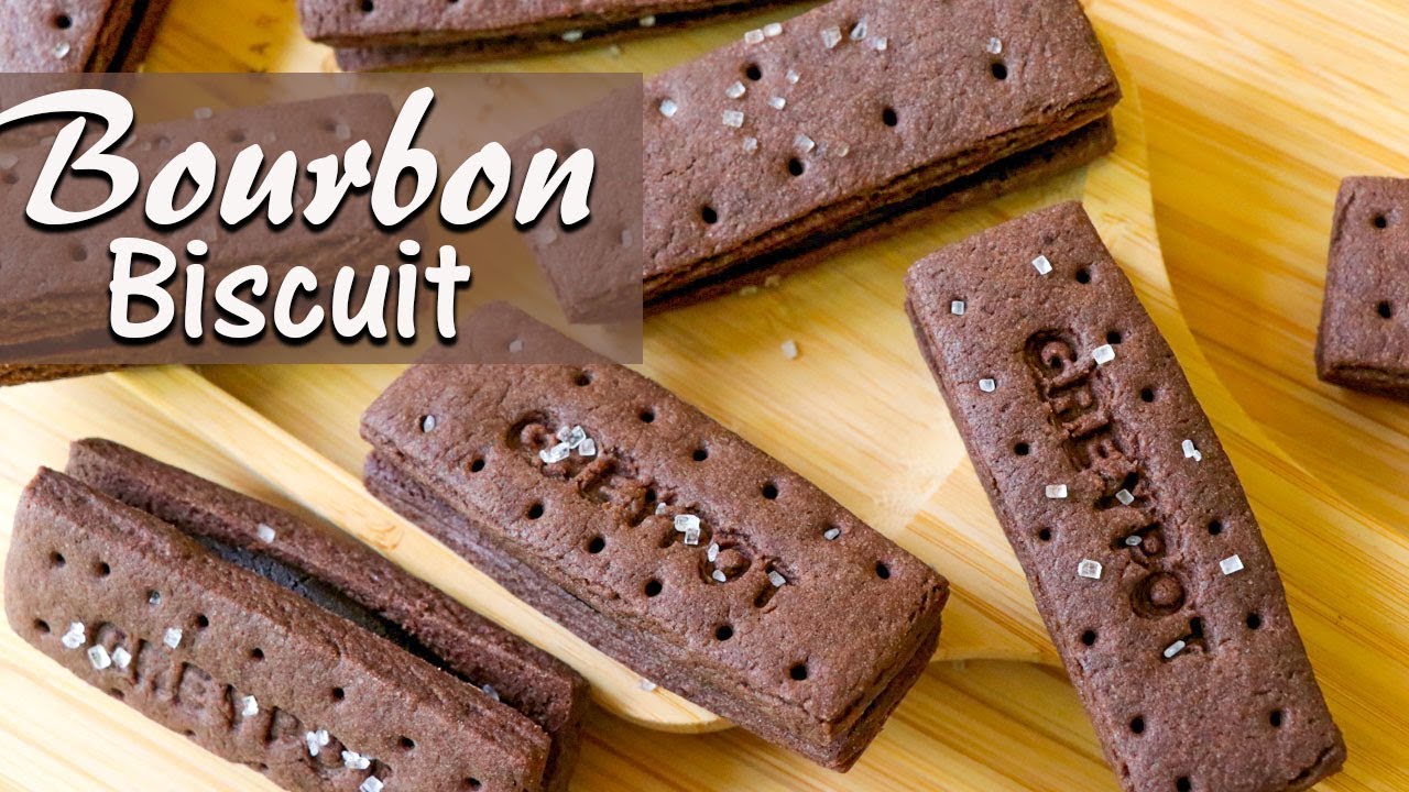 Homemade Bourbon Biscuit Recipe | How to make Chocolate Cream Biscuit at home?