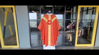 Gothic Chasuble With Y Type Orphrey and Motif by PSG Vestment