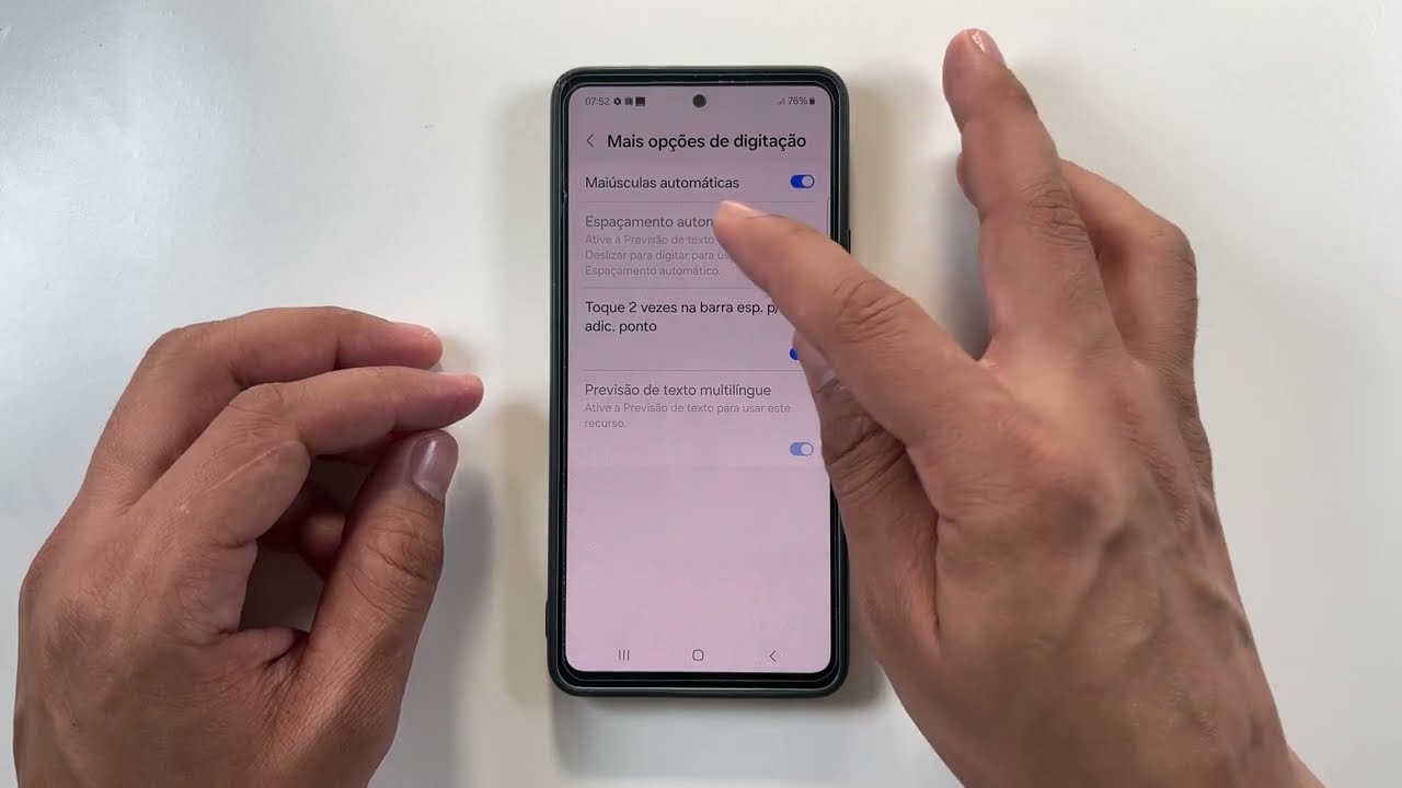 Como Desativar o Corretor do Teclado Samsung Galaxy Z Flip 6 - YouTube