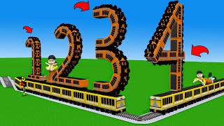 やわらかい踏切と電車 - Train Railroad Crossing Destroy Honeycomb Candy Challenge in Playable Game part 2 screenshot 3