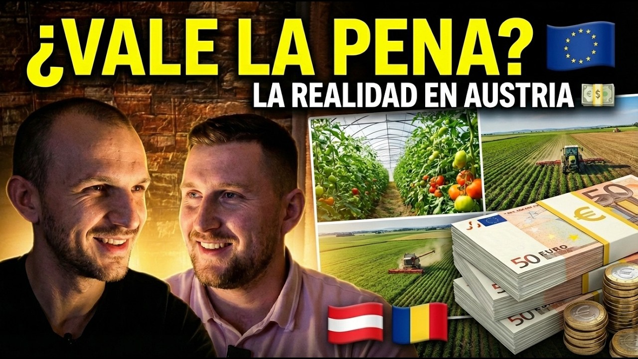 LA VERDAD de trabajar en AUSTRIA 🇦🇹 ¿Cuánto se gana en la agricultura? 🇷🇴💶