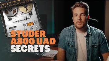 UAD & UADx Studer A800 Secrets