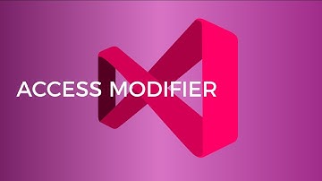 Access Modifier - C# Basics with Visual Studio 2019