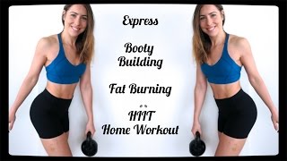 [SILENT] Express Booty Pop + Fat Burn HIIT Workout