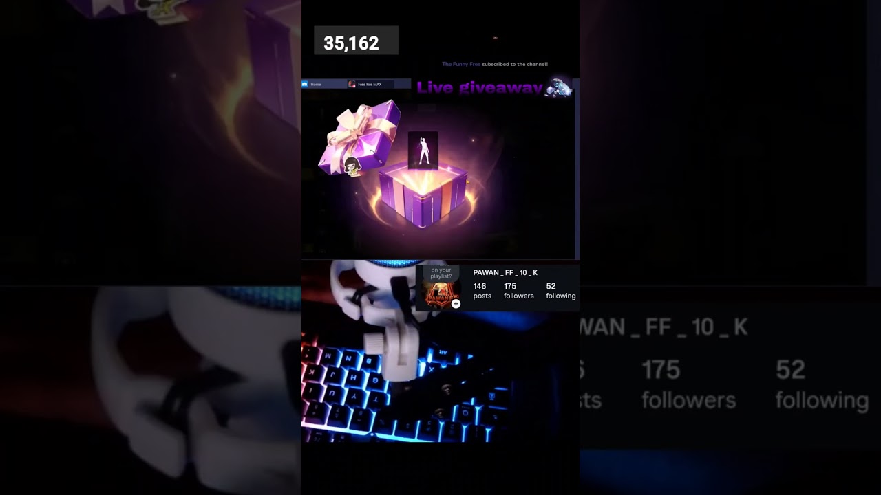 FreeFire Live Giveaway Subscriber Id Giveaway guys 