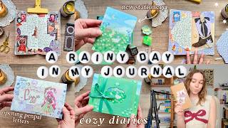 a rainy day in my journal ✶ stationery haul & journaling ✨