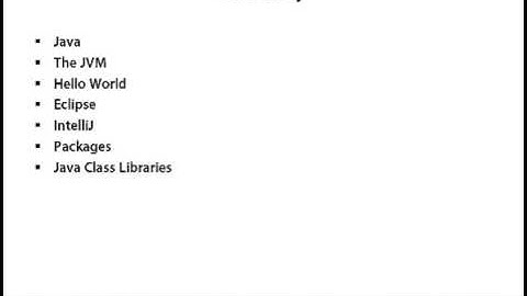 Java Fundamentals - Intro to Java - 09 Java Class Libraries