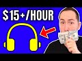 Get Paid $15 an Hour Listening To Music (STEP-BY-STEP TUTORIAL)